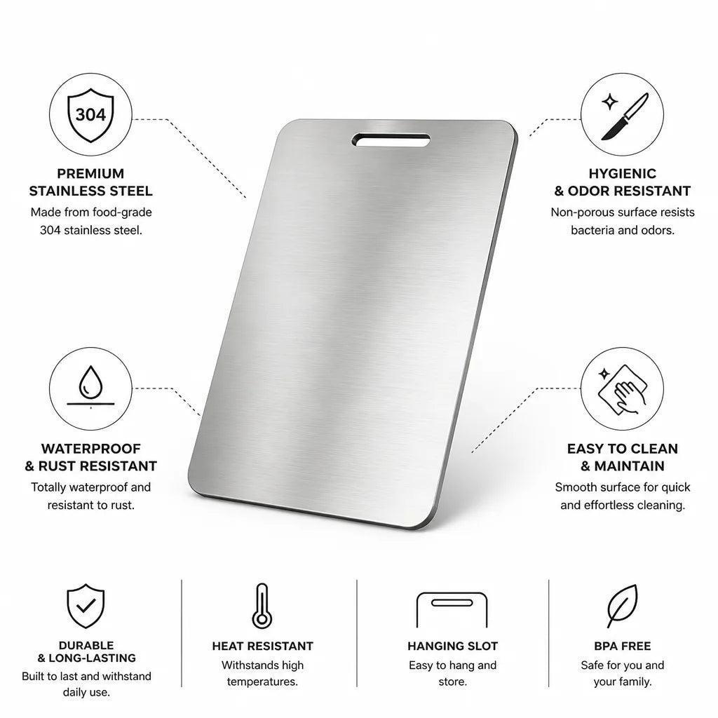 Stainless Steel Cutting Board