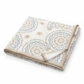 Throw Blanket with Mandala Pattern
