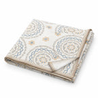Throw Blanket with Mandala Pattern