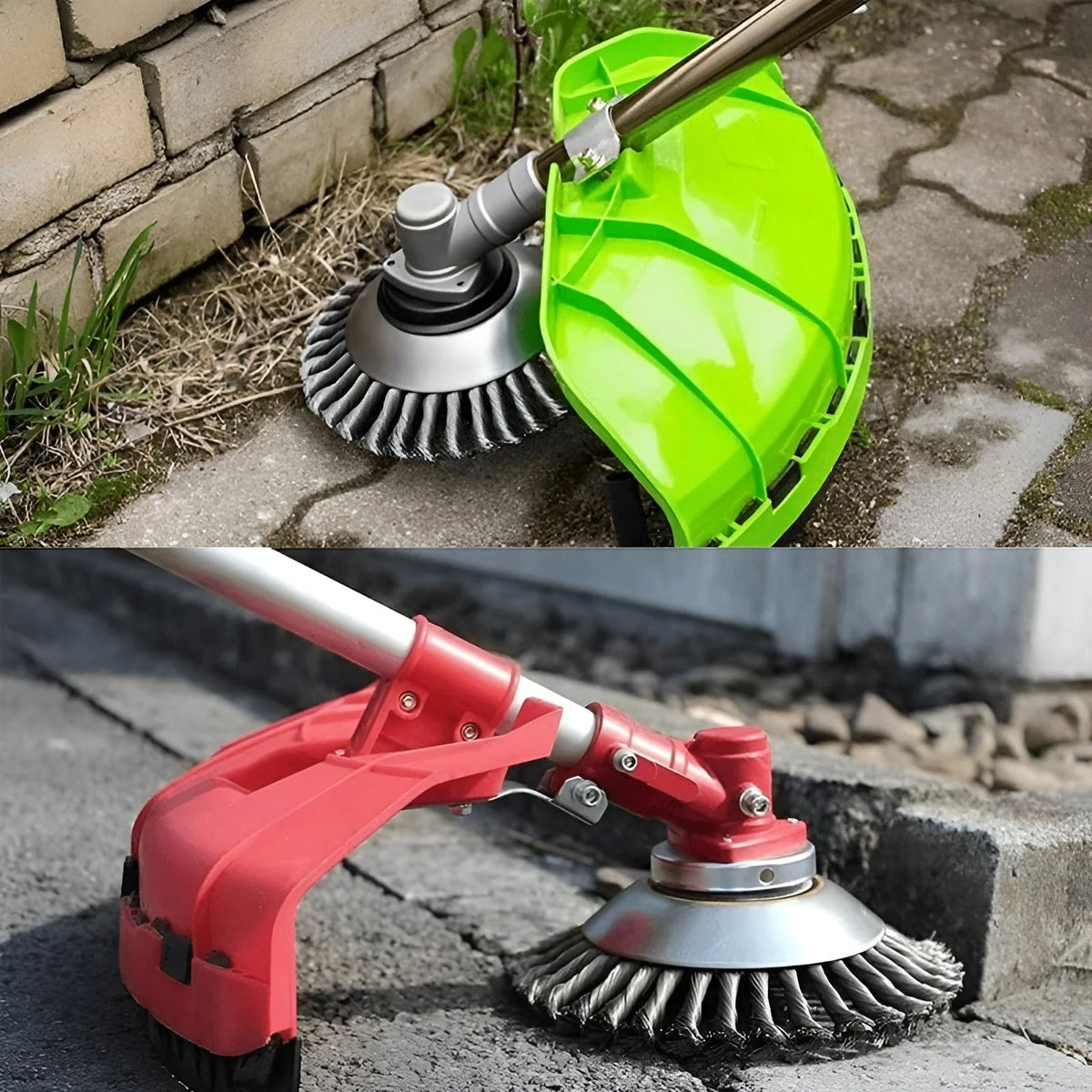 Trimmer Attachment with Braided Metal Heads