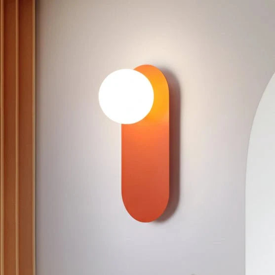 Wall Lamp | Nordic Colorful Iron & LED Compatible | 30 x 12 cm