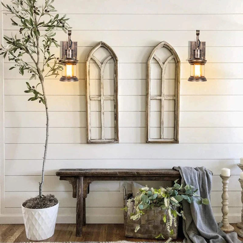 Wall Lamp | Oil Bronze Industrial Metal | E27 Bulb Base