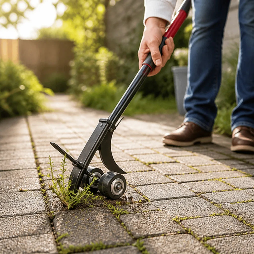 Weed Puller with Rolling Mechanism