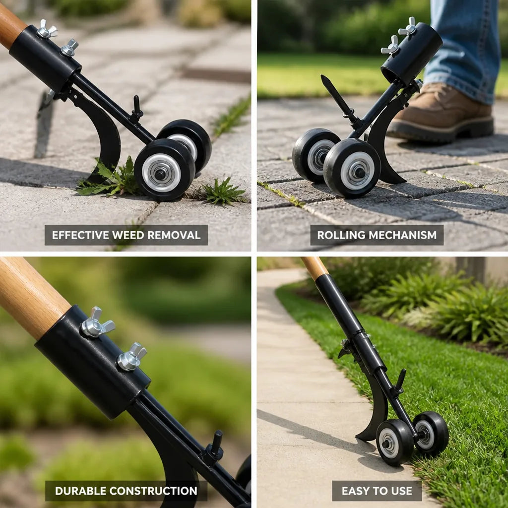 Weed Puller with Rolling Mechanism