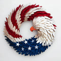 Wreath with Three-Dimensional Eagle