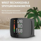 Wrist Blood Pressure Monitor | Voice Alerts & USB-C Rechargeable
